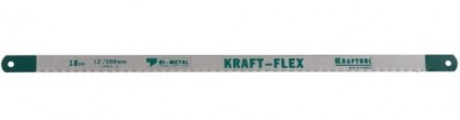 Полотно KRAFTOOL PRO KRAFT-FLEX по металлу, Bi-Metal, 18TPI, 300  мм, 1 шт