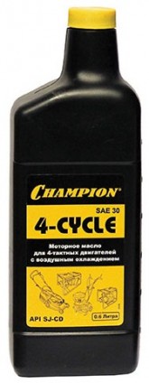 Масло CHAMPION 4-х тактное минеральное 0,6 л. 952809 АКЦИЯ