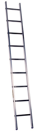 Лестница алюминиевая 1x10 ступеней, Алюмет