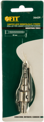 Сверло с зенкером для мебел. стяжек 4 мм/зенкер 6,5 мм (для стяжки 5х50) FIT