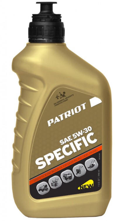 Масло Patriot 4-х тактное 5W30 зимнее 0,946л SPECIFIC