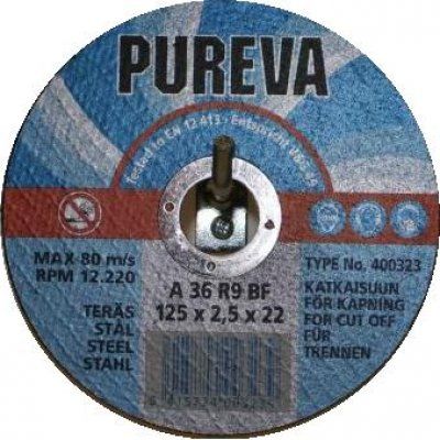 Круг отрезной по металлу Pureva 125х22х2,5