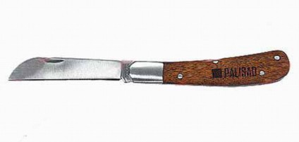 Нож садовый Palisad 173 мм с деревянной ручкой