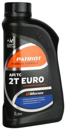 Масло Patriot 2-х тактное полусинтетика G-Motion 2Т EURO 1л