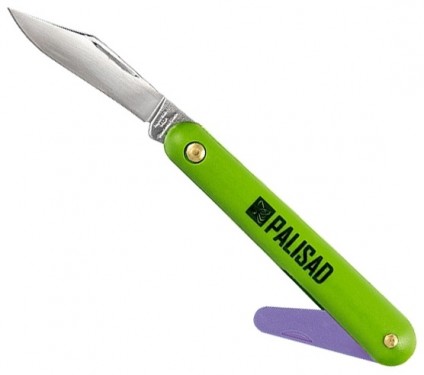Нож садовый 185мм  пластик.ручка, расщипитель PALISAD