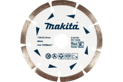 Диск алмазный Makita 125x22.23 мм по бетону D-52766
