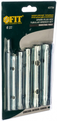 Набор ключей трубчатых 6пр. ( 8-17 мм ) FIT