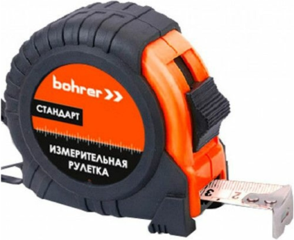 Рулетка Bohrer Стандарт 10м х 25мм