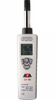 Измеритель влажности и температуры ADA ZHT 100