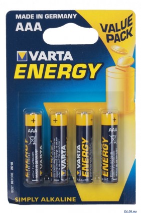 Батарейка VARTA AAA FSB2 ENERGY