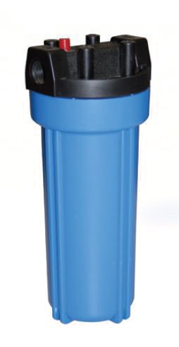 Корпус фильтра Aquapro AQF-10-В-12 резьба 1/2, синий, 6атм.