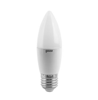 Лампа светодиодная Black 6.5Вт свеча 4100К бел. E27 550лм 150-265В Gauss 103102207