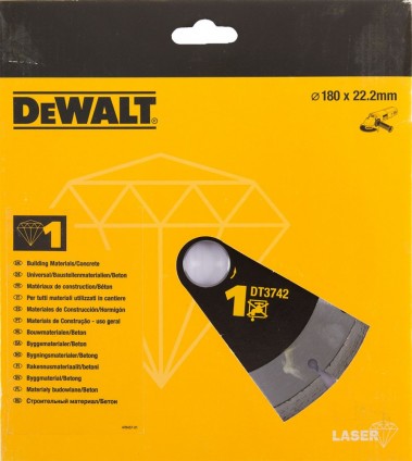 Отрезной диск DeWALT DT3742