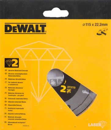 Отрезной диск DeWALT DT3770