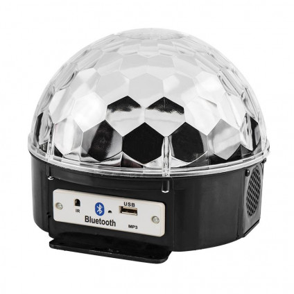 Лампа светодиодная Диско-шар RGB 220В с пультом ДУ и Bluetooth IP20 NEON-NIGHT 601-257