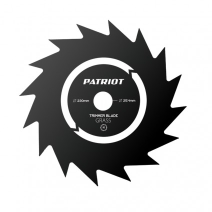 Нож PATRIOT PT-GCB16T D 230*25,4*1,6 мм 16-зубый