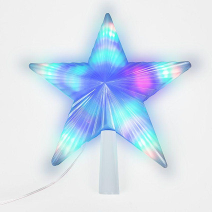 Фигура светодиодная Звезда на елку 22см 31LED RGB 2Вт IP20 Neon-Night 501-001