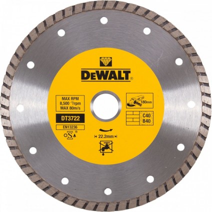 Отрезной диск DeWALT DT3722