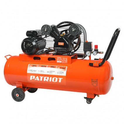 Компрессор поршневой масляный Patriot LRM 100-480R