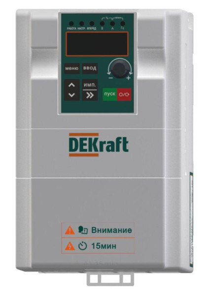 Преобразователь частоты DEKV060 3.7кВт 380В 3ф с торм. модулем SchE DEKV060G3R7T4B