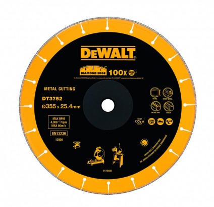 Отрезной диск DeWALT DT3752