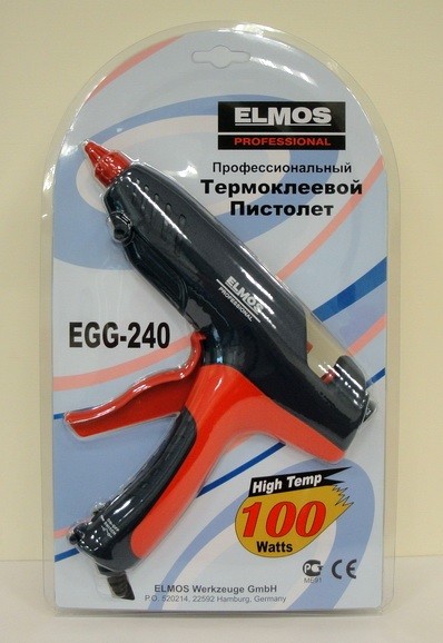 Пистолет клеевой ELMOS EGG 240
