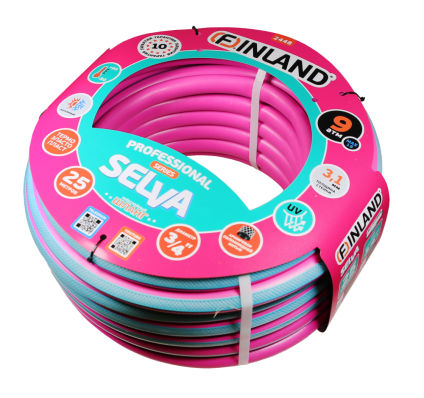 Шланг поливочный 3/4 25м ТЭП 3-слойный FINLAND SELVA