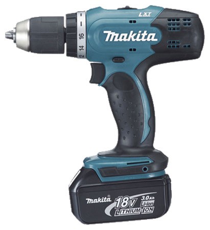 Шуруповерт Makita BHP 453 RFE 18В,2х3АчLi-ion,42\27Нм, удар, кейс