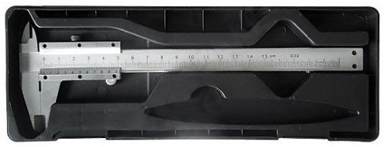 Штангенциркуль FIT 150 мм/ 0,02 мм ( пластиковый кейс )