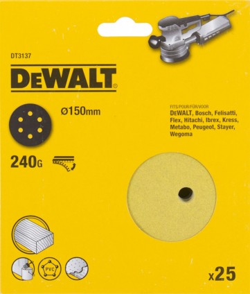 Набор шлифовальных дисков DeWALT DT 3137