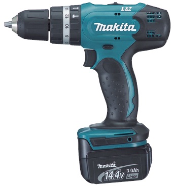 Шуруповерт Makita BHP 343 RFE 14.4В,2х3АчLi-ion,36\20Нм, удар., чем., подсветка