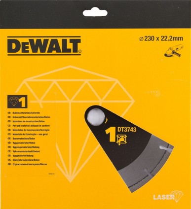 Отрезной диск DeWALT DT3743