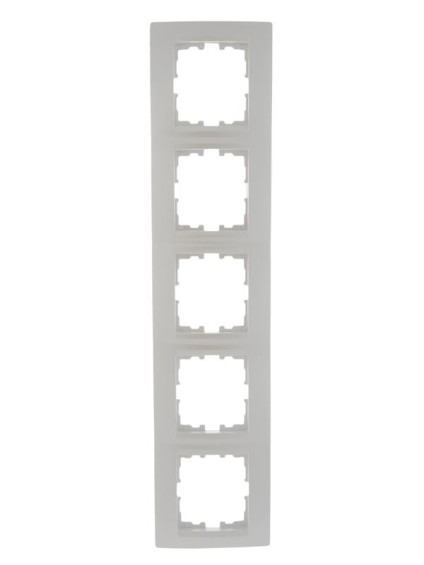 Рамка 5-м Karina горизонт. жемчуж./бел. перламутр LEZARD 707-3000-150