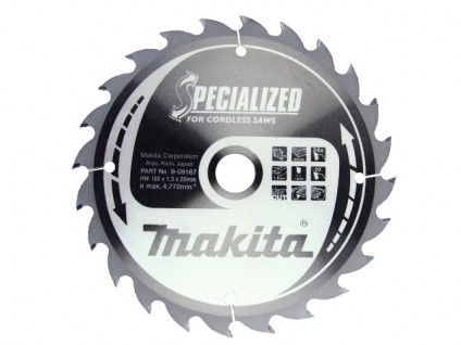 Диск пильный Makita. ф210х30х2.3мм,24зуб д\дер